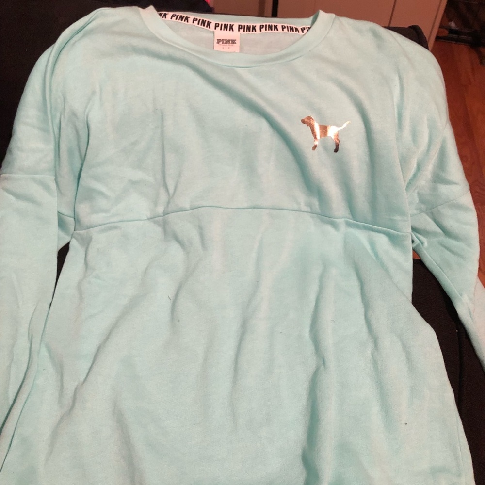 Pink sweater shirt